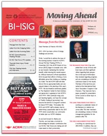 ACRM BI-ISIG Moving Ahead Newsletter